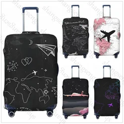 Airplane travel cartoon Thicken Luggage Cover Elasticity Trolley dust cover Suitcase Protection Cover Suitcase Case