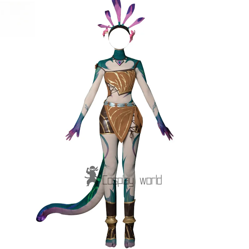 

Neeko Косплей Костюм LOL the Curious Chameleon Униформа Маскарадная игра Хэллоуин Вечеринка Играть Ролевая одежда Одежда для женщин