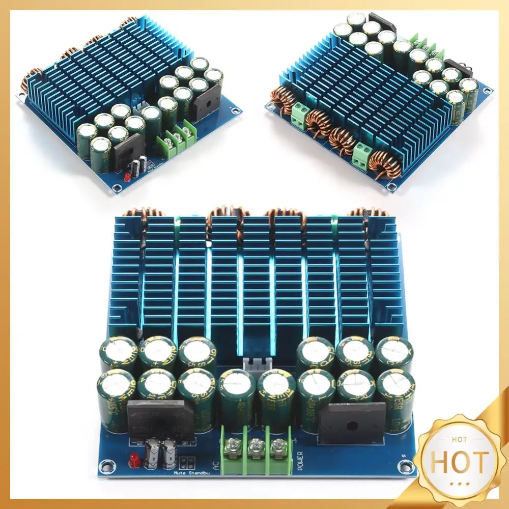 

TDA8954TH Digital Power Amplifier Board 2*420W Dual Channel Hifi Digital Amplifier Board Work Efficiency 90% for Home Audio