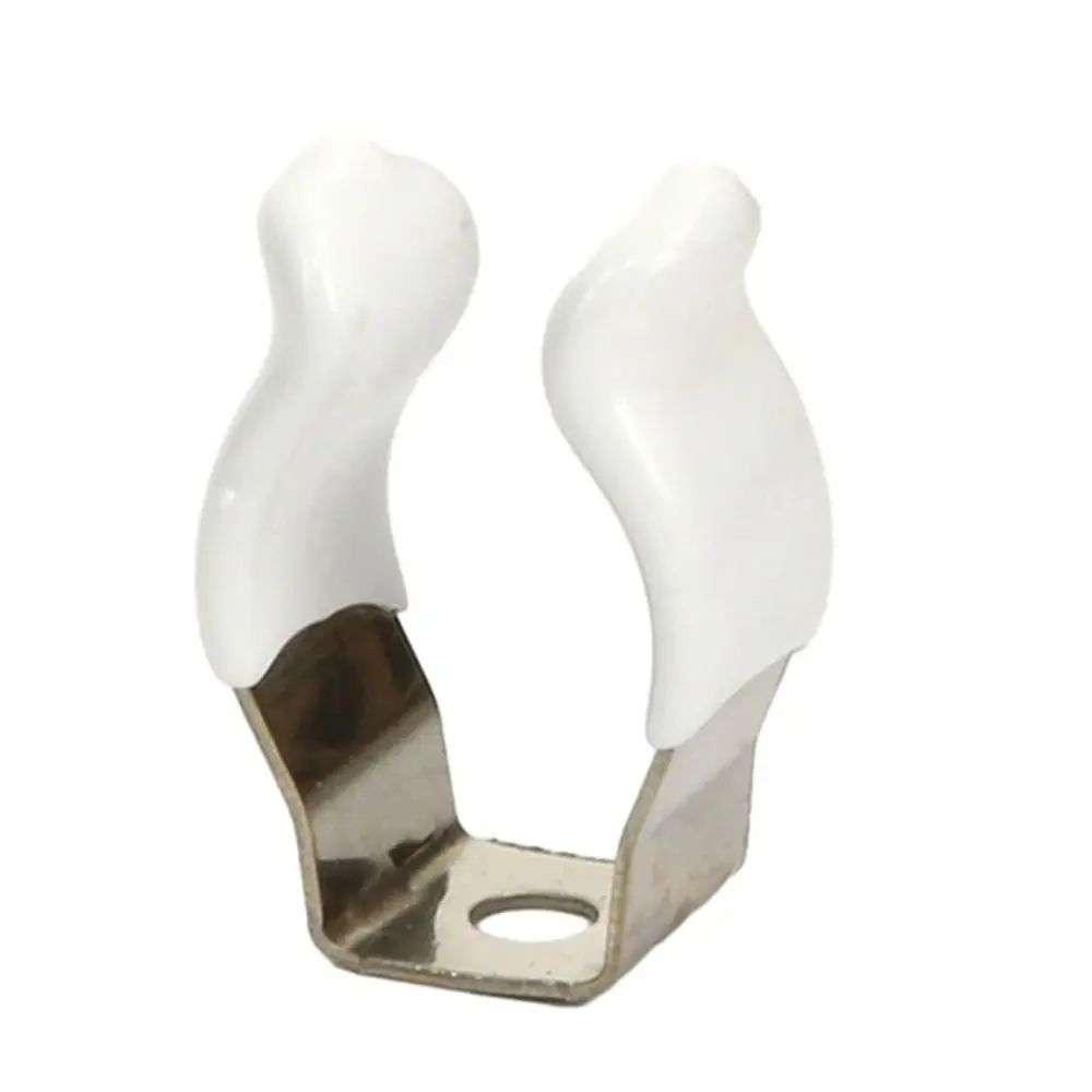 5Pcs T3/T4/T5/T6/T7/T8/T9/T10 Spring Terry Pipes Clamp Base Tool With Rubber Protection Pipes Clamp Holders Tube Fixing Clips
