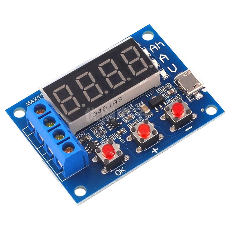 18650 1.2-12V Li-ion Lithium Battery Capacity Meter Discharge Tester Analyzer Battery Capacity Tester Module