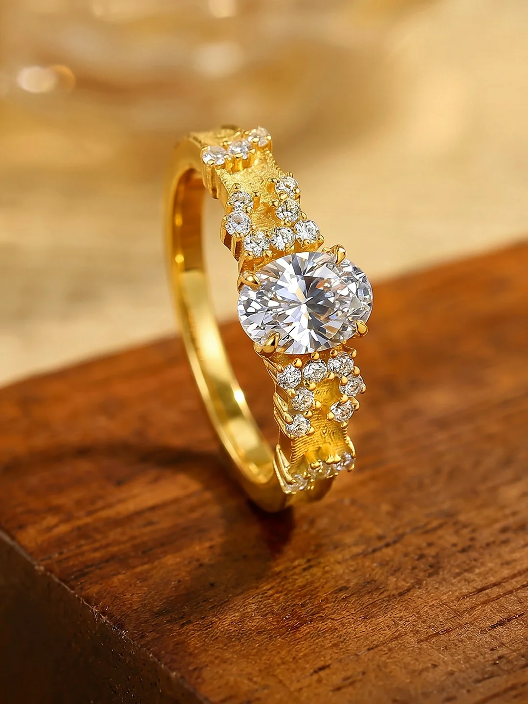 925-silver-ring-with-starry-diamond-and-brushed-texture-fashionable-commute-versatile-silver-jewelry-out
