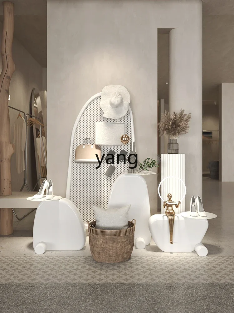 LTT Women's Clothing Store Window Display Stand Simple Modern Decorative Display Props Cylinder Combination