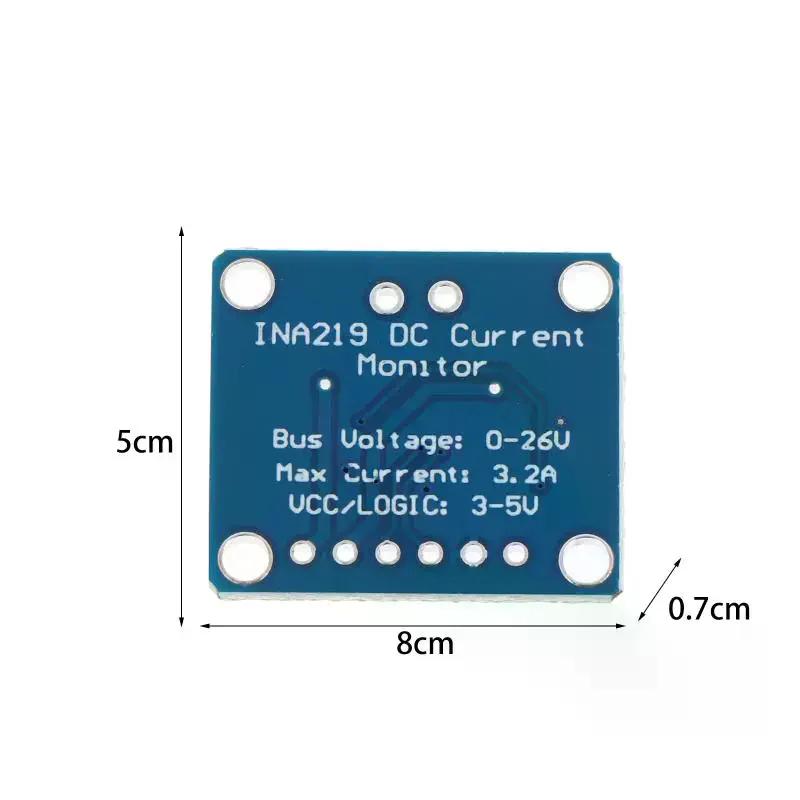 1/3/5 قطعة INA219 وحدة الأزرق مجلس لتقوم بها بنفسك 3 فولت-5 فولت IIC I2C MCU-219 ثنائي الاتجاه مصدر إمداد بالتيار رصد وحدة الاستشعار #6
