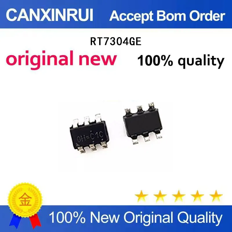 (5 Pieces) RT7304GE silk screen OH=SOT23-6 constant current LED driver RT9742EGJ5 SOT23-5