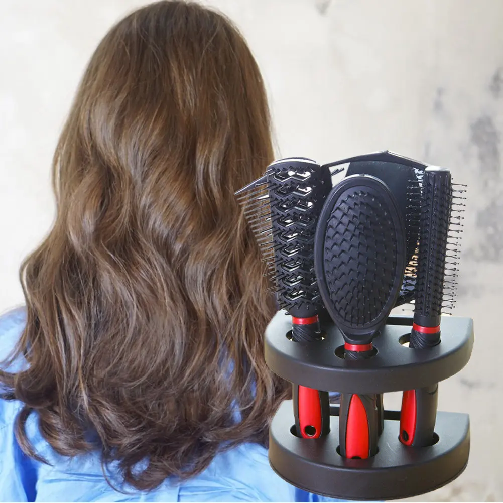 

5Pcs Mirror Hair Comb Kit Salon Grade Anti Static Styling Tools for Hairdressers Barbers Home Use Daily Hair Care Grooming