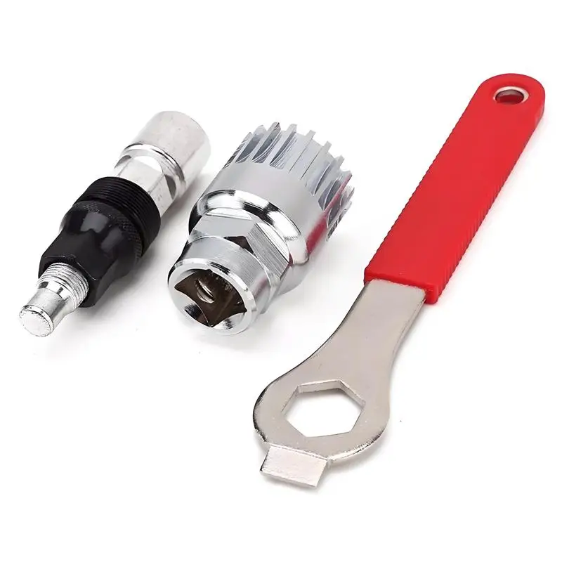 Bicycle Crank Extractor Tool Kit 2 Piece Bottom Bracket Remover for All Mountain Road Bike Maintenance