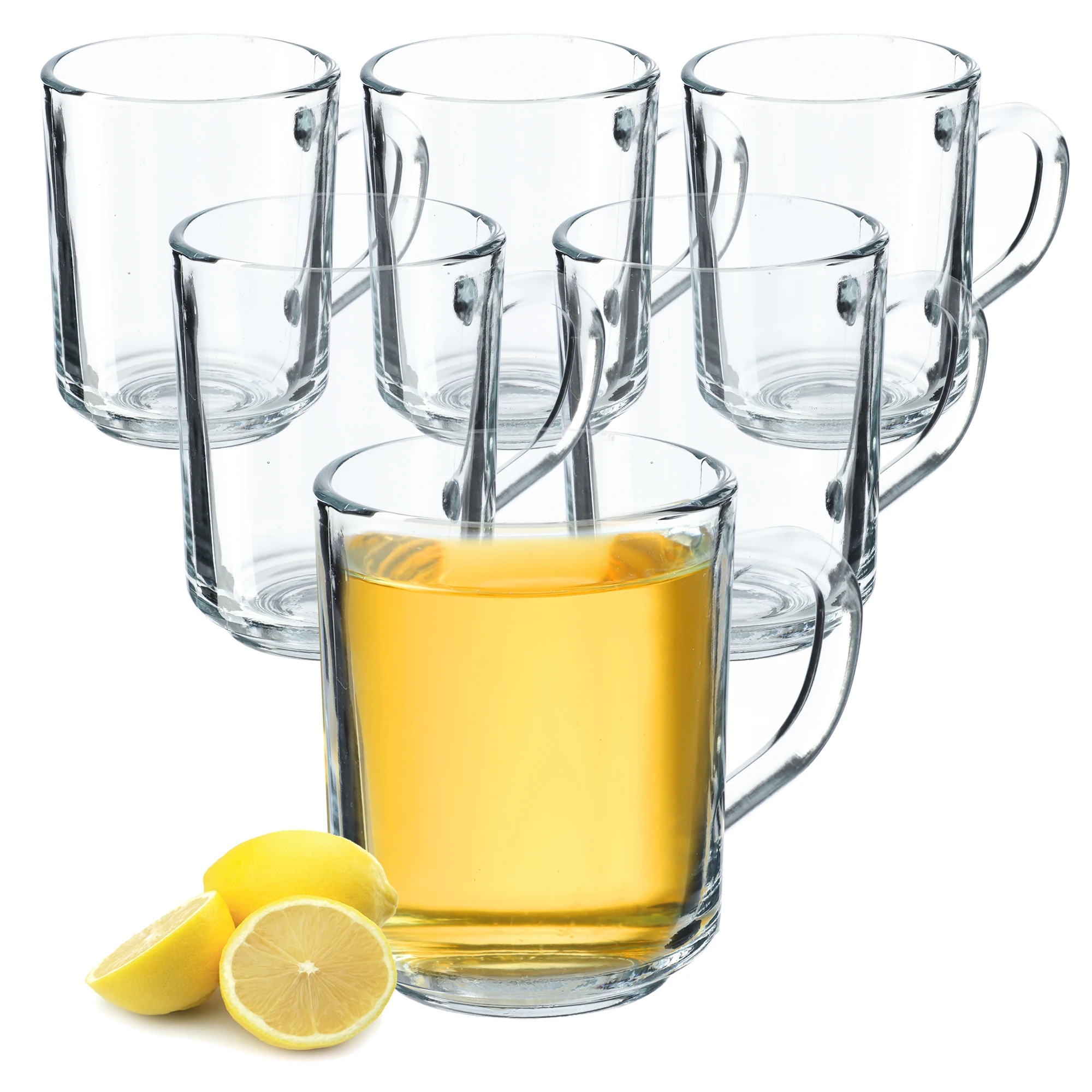 KADAX Koffie Theeglazen 240 ml Set 6 stuks