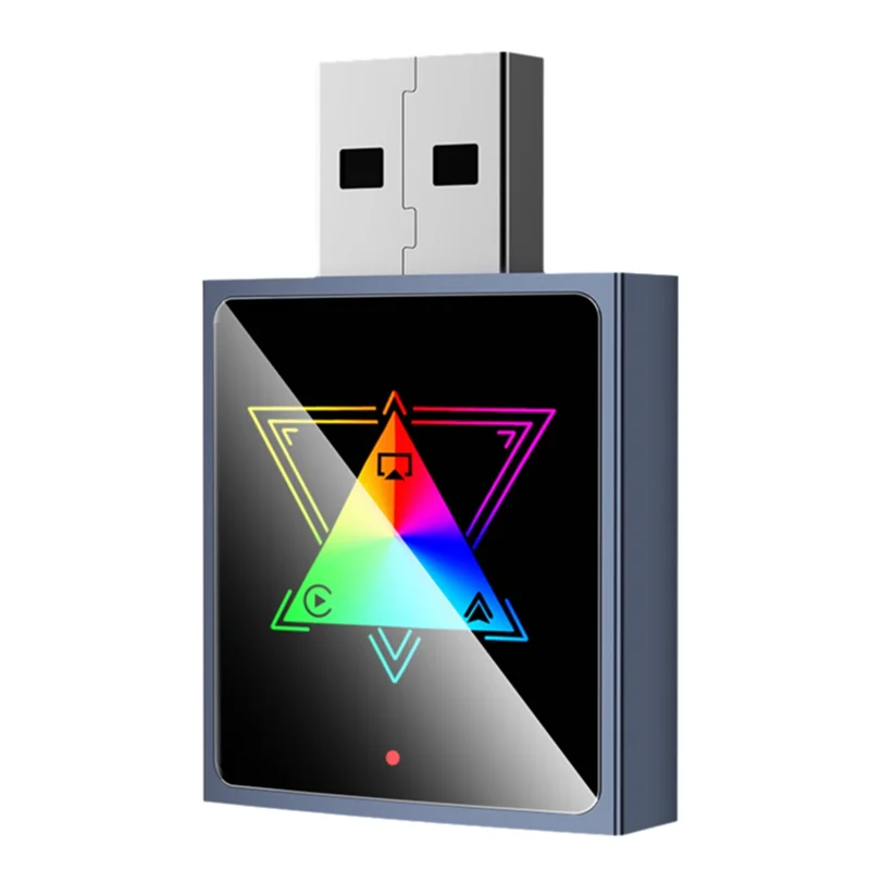 A73E-Airplay Wireless Carplay Adapter 3 In 1 Smart AI Box Android Auto USB Dongle Wired To Wireless Carplay Adapter