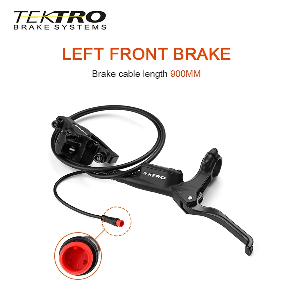 TEKTRO-Hydraulic Disc Brake for Electric Scooter, Power-off Oil Discs, Bicycle Power Control, HD-E3520 MTB, 160 R, 180R