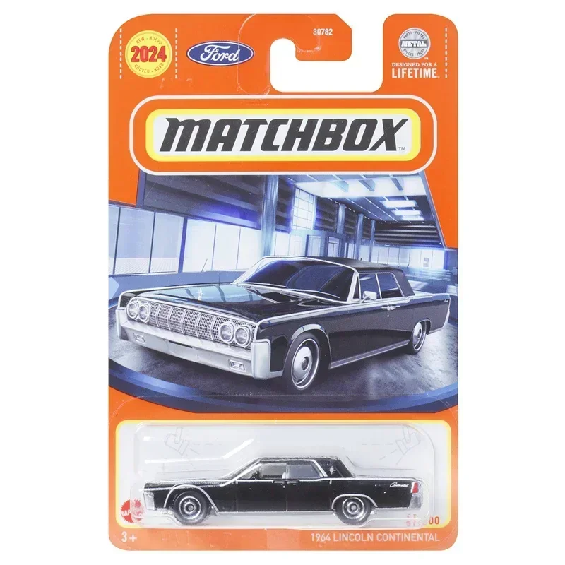 Mattel Matchbox-Coche de Metal fundido a presión para niños, modelo de vehículo de juguete para colección, Lincoln, Porsche, Jaguar Xj6c, 2024,