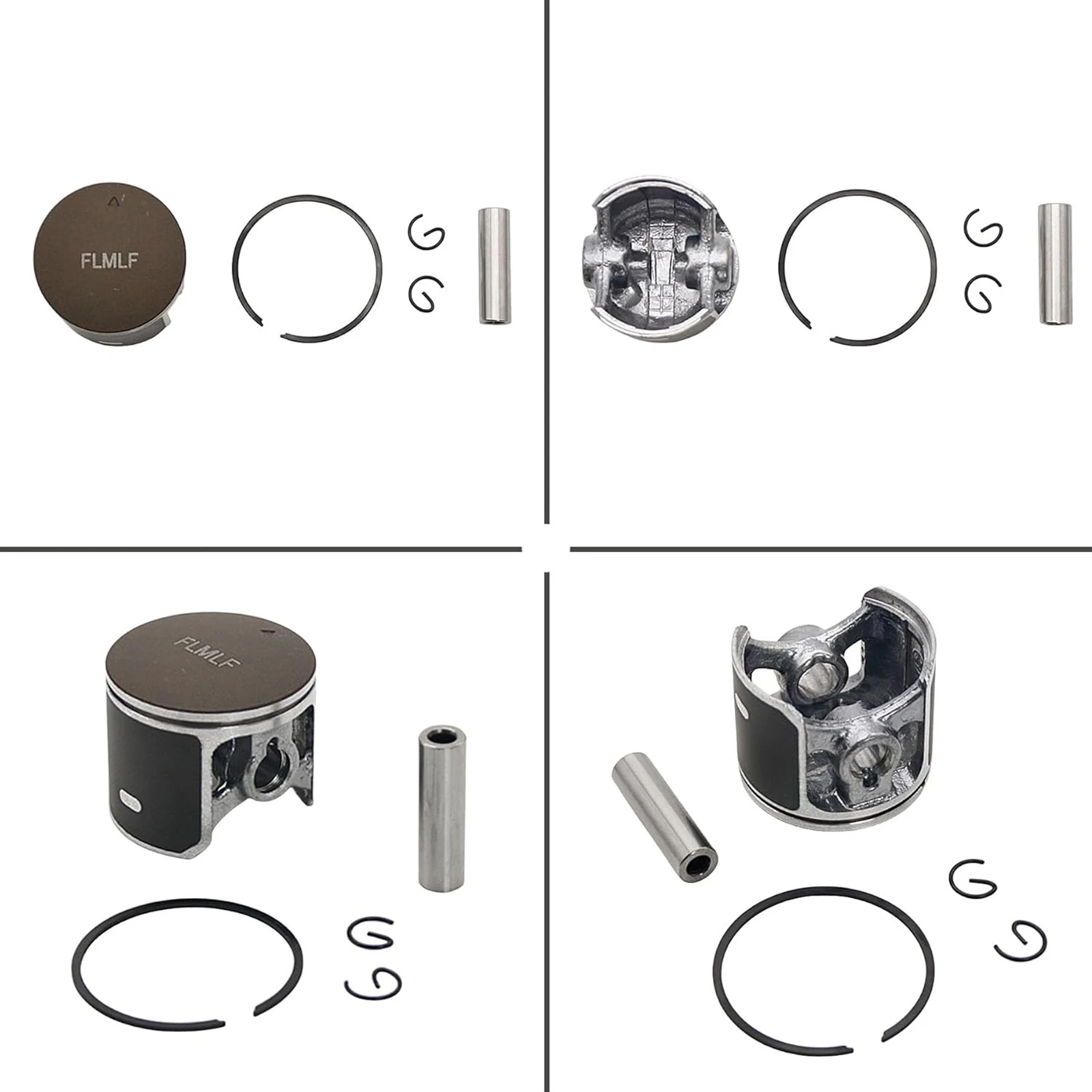 FLMLF RC Car Piston Kit 32mm~39mm High Performance Pistons for 23CC~36CC Zenoah CY for 1/5 HPI Baja 5B FG LOSI 5IVE T Goped