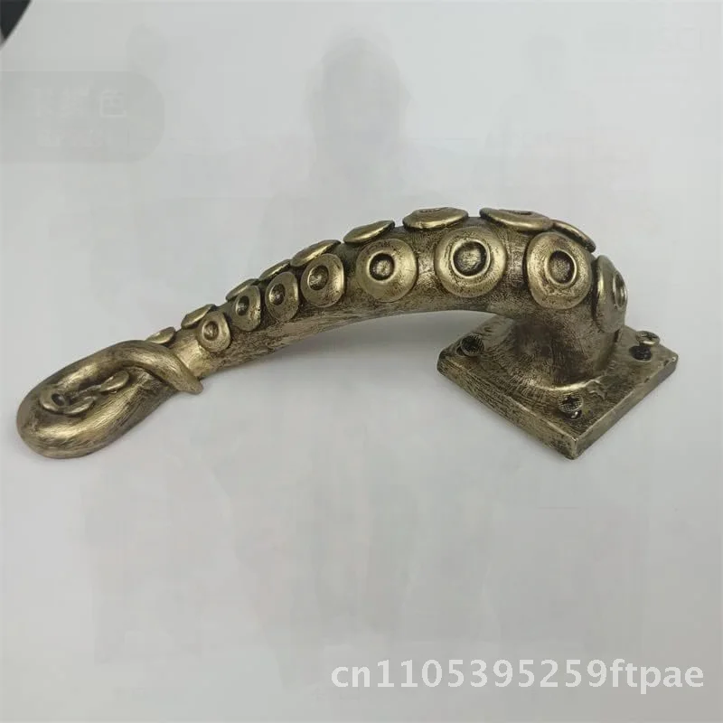 Steampunk Vintage Octopus Door Handle Resin Independent Station Craft Modern Minimalist Design Home Decor Small Figurine