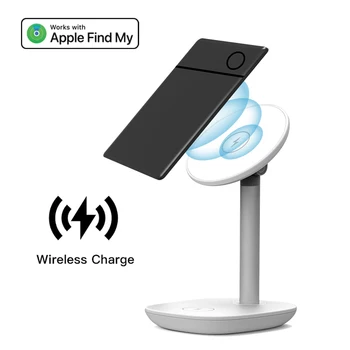 무선 충전식 iCard 글로벌 위치 추적기, Apple Find My 스마트 카드 로케이터, 지갑 태그 파인더, MFi 인증 기반 