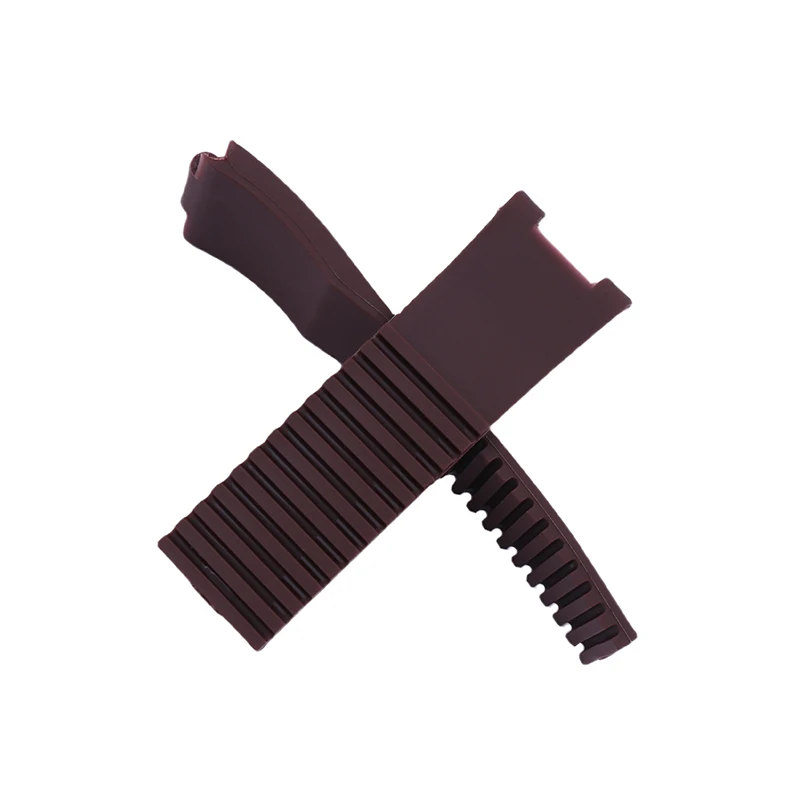 حزام ساعة مطاطي للرجال مقاس 25 × 12 ملم متوافق مع سوار معصم رياضي من السيليكون للسيدات من Athens Nautical Manager Diving Ulysse Nardin 1183 #3