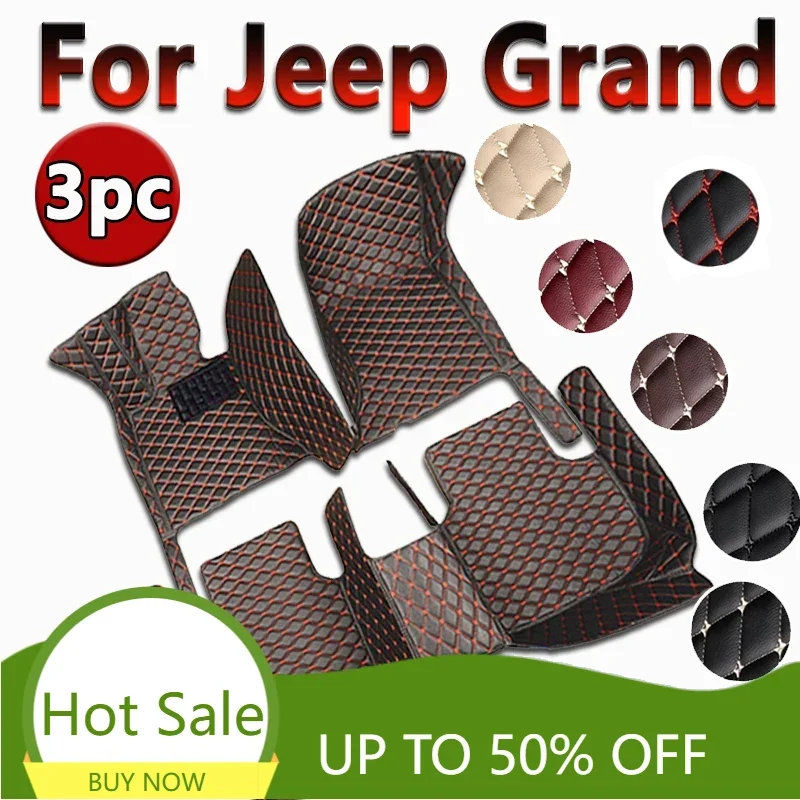 

Car Floor Mats For Jeep Grand Cherokee WJ 1999 2000 2001 2002 2003 2004 Leather Mat Covers Floors Car Accessories Tapis Voiture