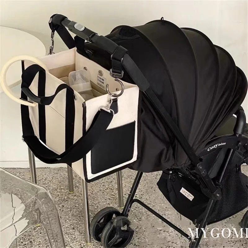 Korean INS Mommy Bag Diaper Nappy Bags Stroller Maternity Shoulder Tote Bag Large Capacity Handbags for Mom Organizer Baby items