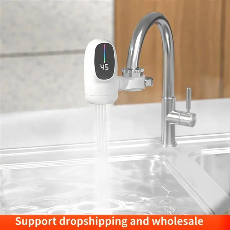 AA86 3000W Instant Electric Hot Water Heater Faucet With Digital Display For Efficient Heating-US Plug