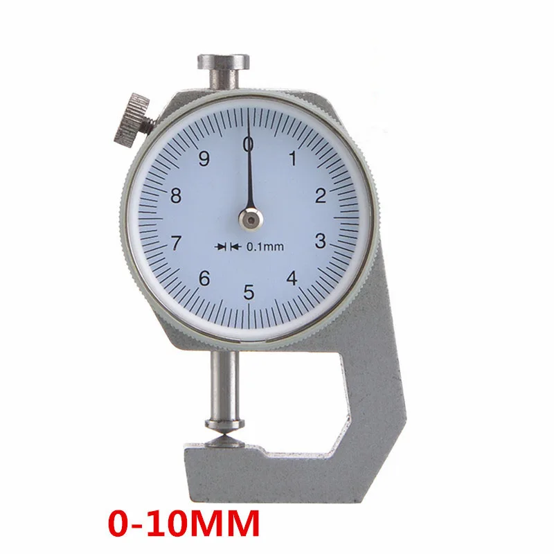 B50 0-20mm Dial Thickness Gauge Curved Tip 0-10mm For Hollow Pipe Or Circular Tube Caliper Gauge  thickness digital tester