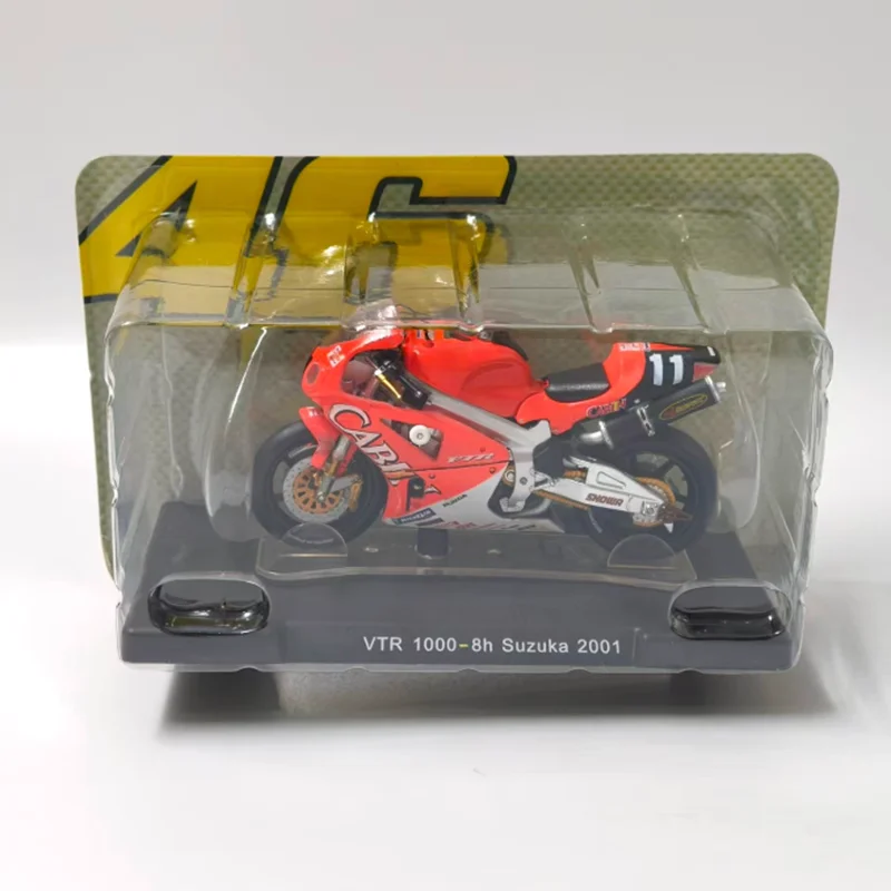 

Литая под давлением масштаб 1/18 VTR 1000-8h Suzuka 2001, модель мотоцикла, имитационная модель из сплава, статическая коллекция, украшенные праздничные подарки