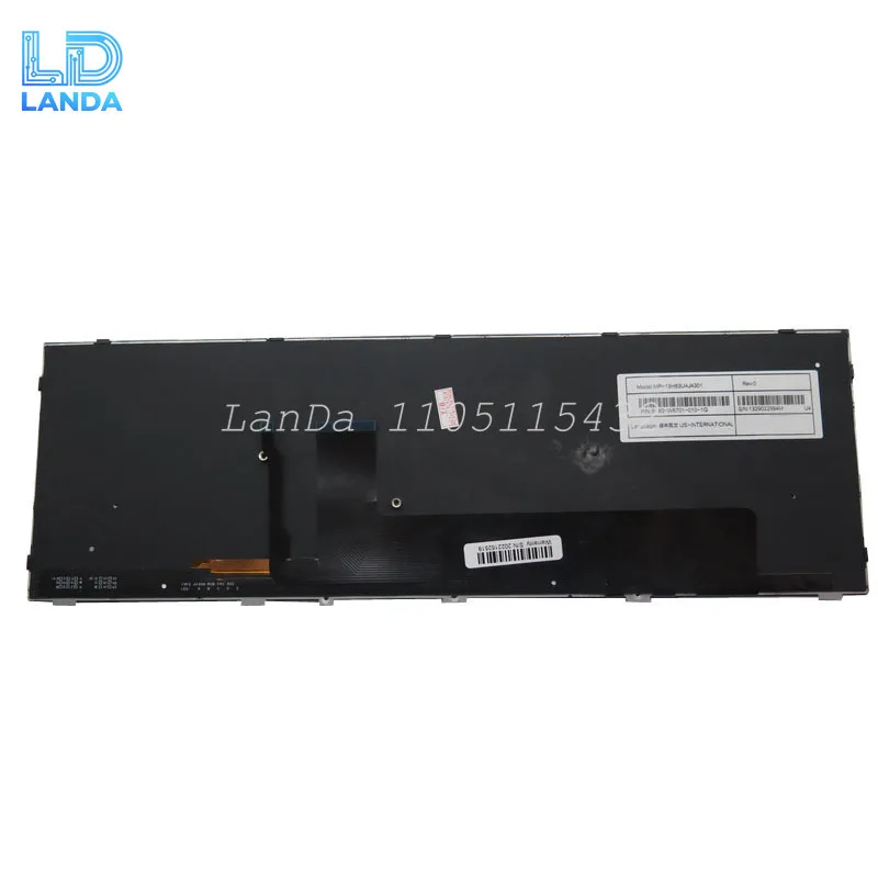 FR IT JP SP DK PO Laptop Colourful Backlit Keyboard For CLEVO P650RS P650RS-G MP-13H83USJ430C 6-80-P65S0-010-1 English US Black