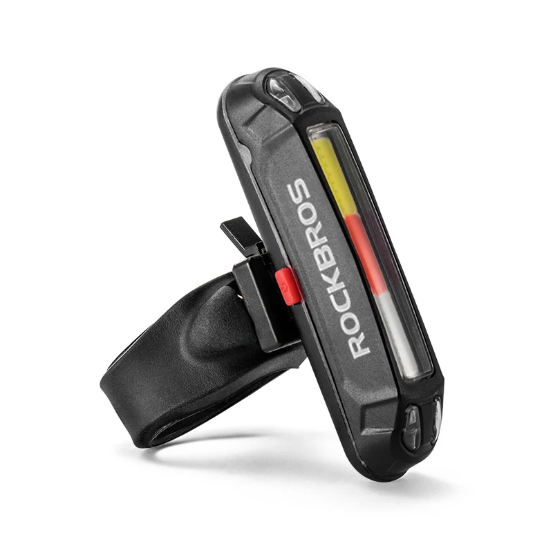 AliExpress ROCKBROS Bicycle Light Waterproof Bike Taillight LED USB Rechargable Safety Back Light Riding Warning Saddle Bike Rear Light