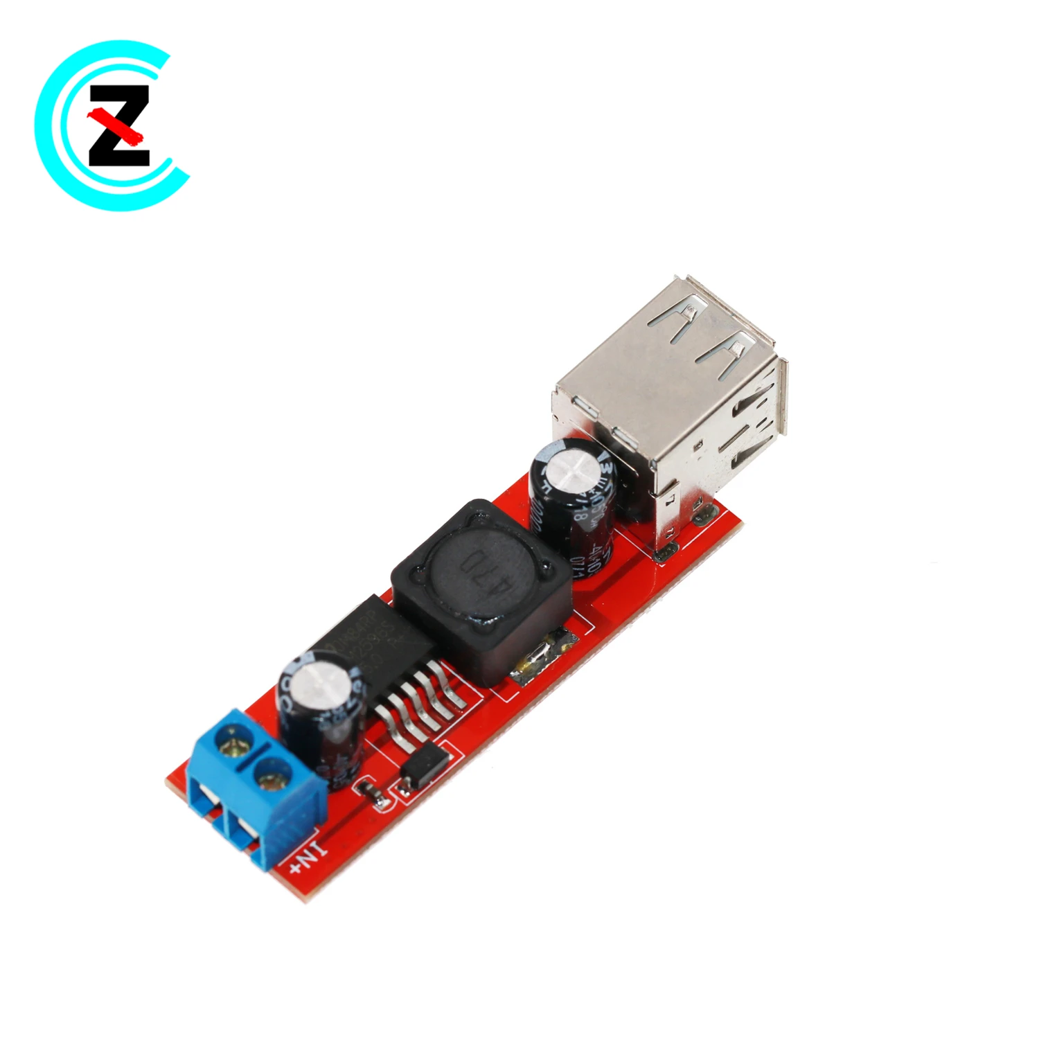 Dual USB output 9V/12V/24V/36V to 5VD-DC 3A buck voltage regulator power module, car charging
