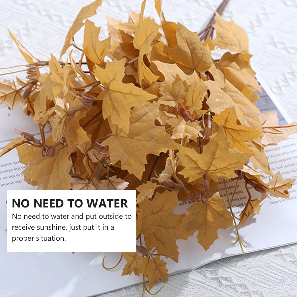 

Stylish Artificial Plant Decor Realistic Fake Leaf Indoor Outdoor Decoration Simulation Greenery for Living Room Bedroom Gift