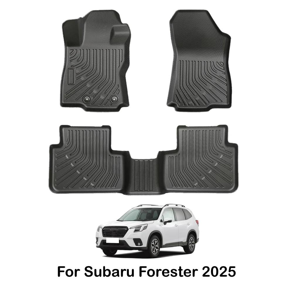 Für Subaru Forester 2025 TPE 3D Autofußmatten Kofferraummatte Wasserdicht Allwetter-Rückenlehnenmatte TPE Linkslenker – Detail 9