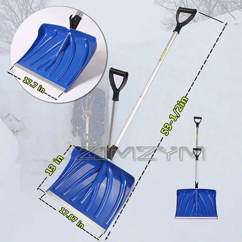 Pale da neve 2 in 1 Maniglia doppia Pala da neve multiuso per risparmiare manodopera da 18 pollici Maniglia per pala da neve multiuso per vialetto