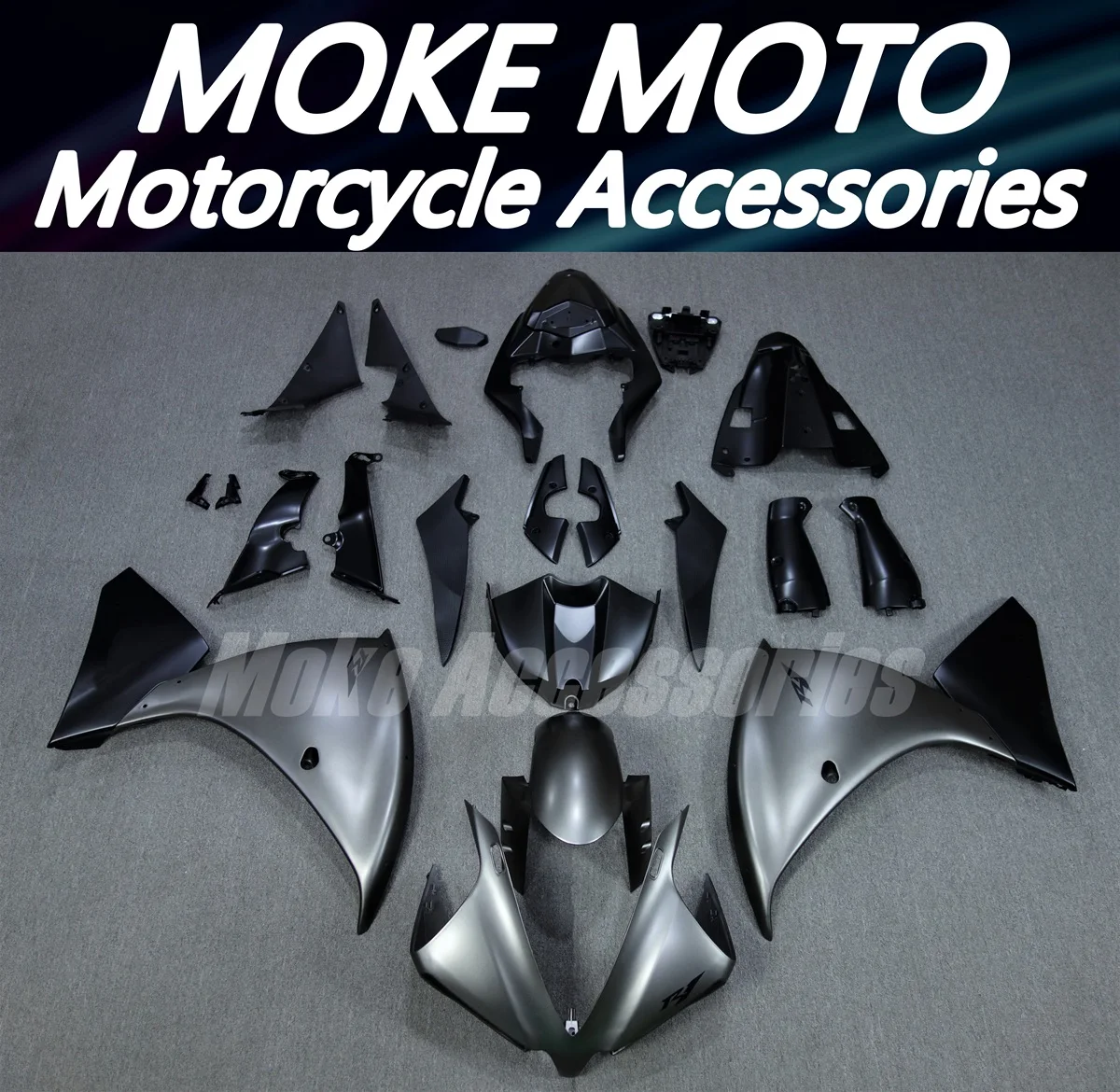 

Motorcycle Fairings Kit Fit For Yzf R1 2012 2013 2014 Bodywork Set High Quality ABS Injection New Black Gray