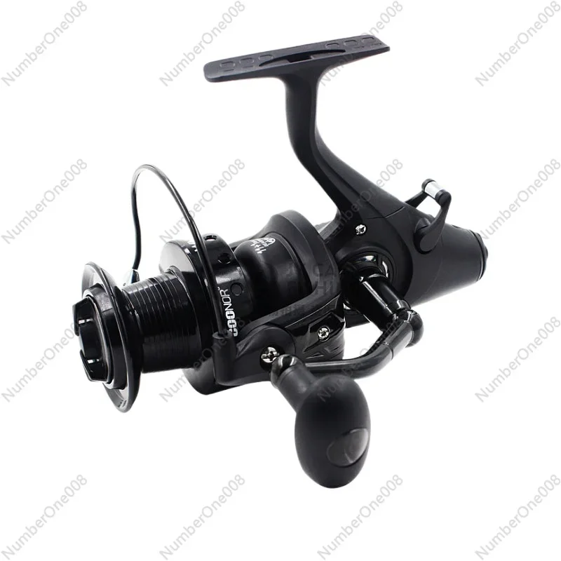 Double Drain Fishing Wheel/ Full Metal Spool Fishing Wheel Front and Rear Brake Spinning Reel Long Cast Wheel/