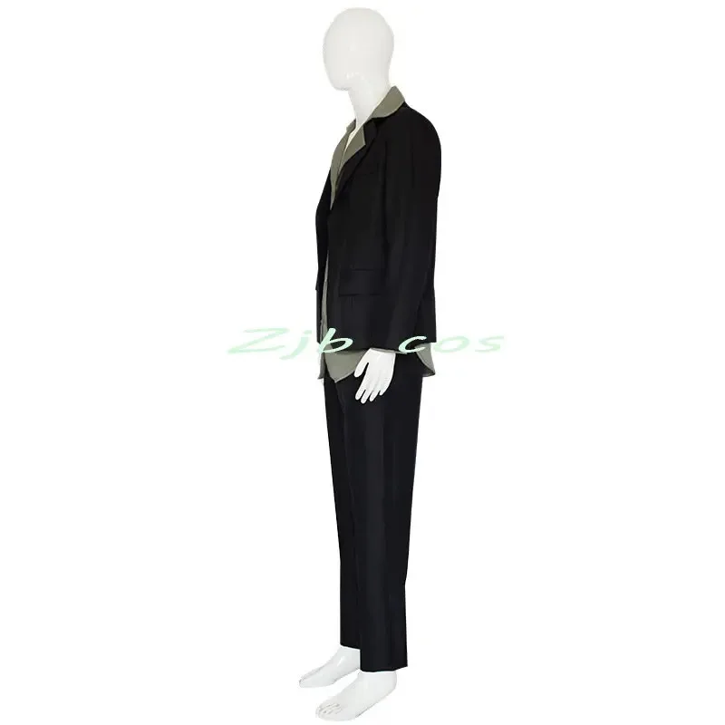 CyAnime Trigun Vash The Stampede Nicholas D Wolfwood traje de Cosplay peluca abrigo pantalones hombres trajes Halloween carnaval fiesta