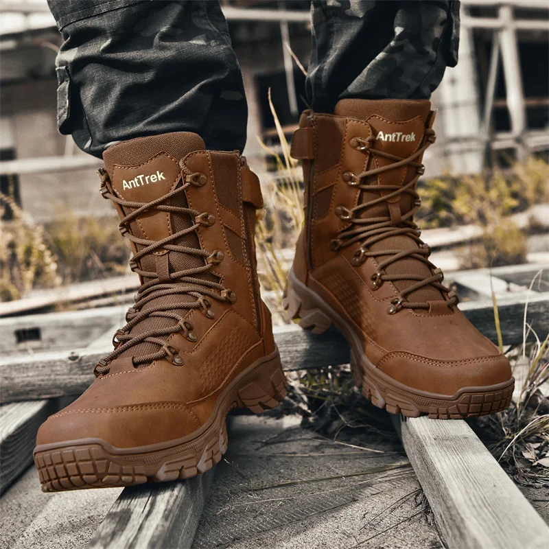 2025 جديد الأحذية التكتيكية الرجال الأحذية قوة خاصة الصحراء الذكور الأحذية في الهواء الطلق أحذية التنزه حذاء قصير الرجال الأحذية التكتيكية