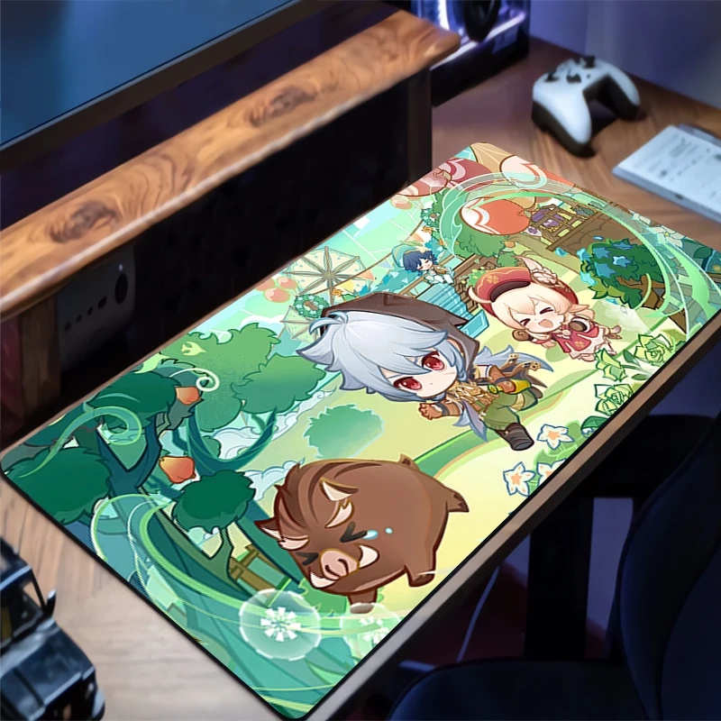 

Mousepad G-genshin Impact Computer New Mouse Pads Keyboard Pad Mouse Mat Gamer Soft Office PC Carpet Table Mat Desktop Mat