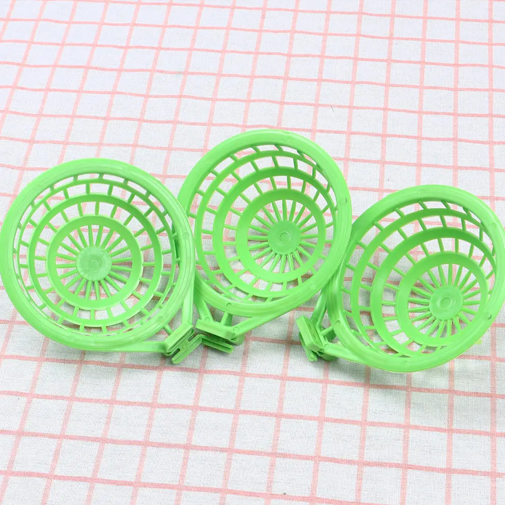 

2pcs Durable Plastic Parrot Nest Bird Cage Accessories Small House Hollow-out Birdhouse Safe Portable Pet Supplies Bird Nest