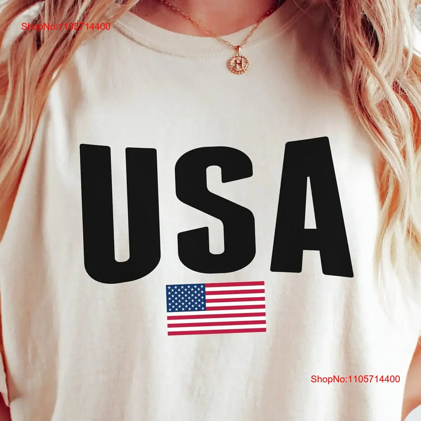 USA Flag T Shirt 4th of July Big American Patriotic merica Retro America vintage Washed Versatile graphic fashion Casual