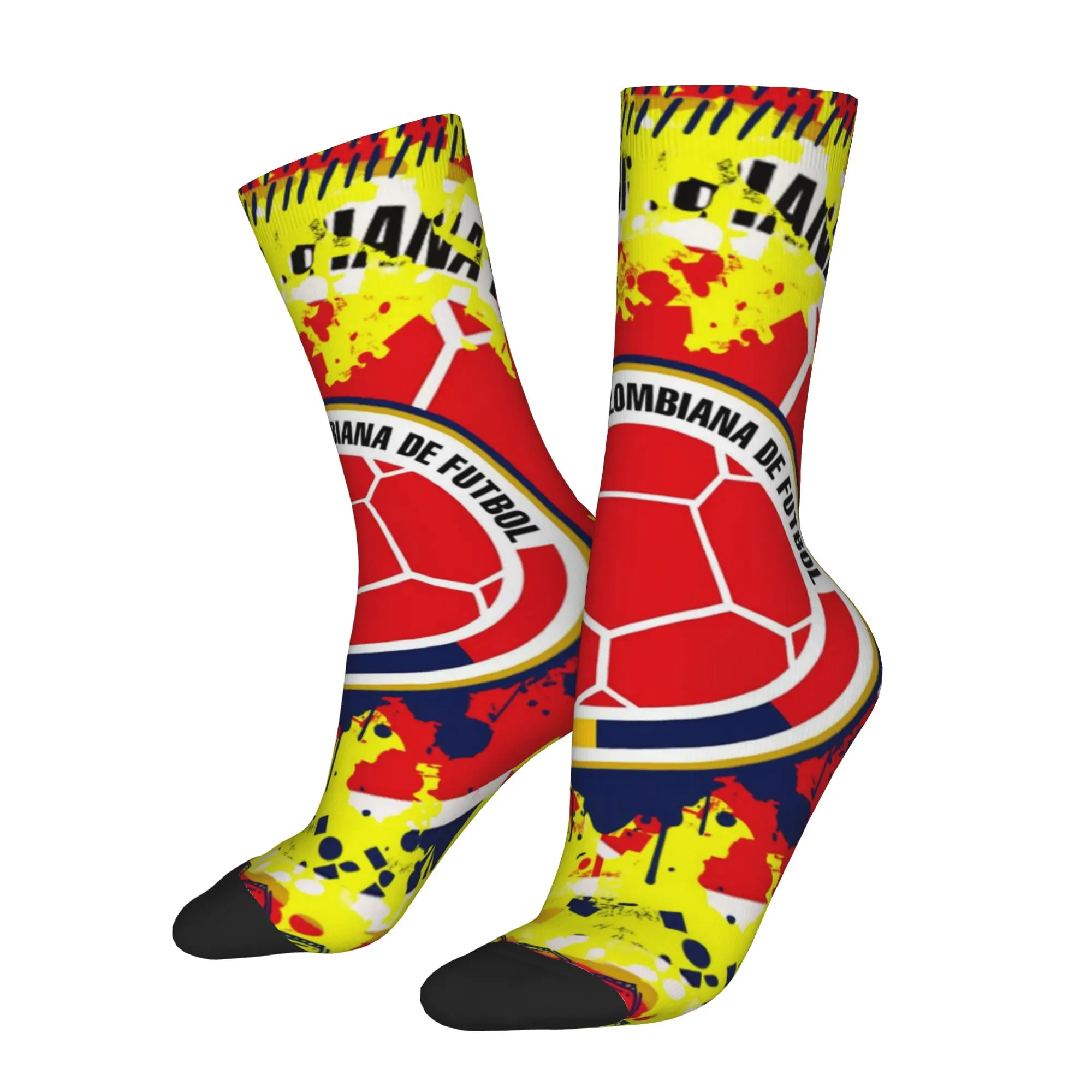 Hip Hop Retro Colombia Crazy Men's compression Socks Unisex  Harajuku Pattern Printed Funny Sock Match Day Essentials