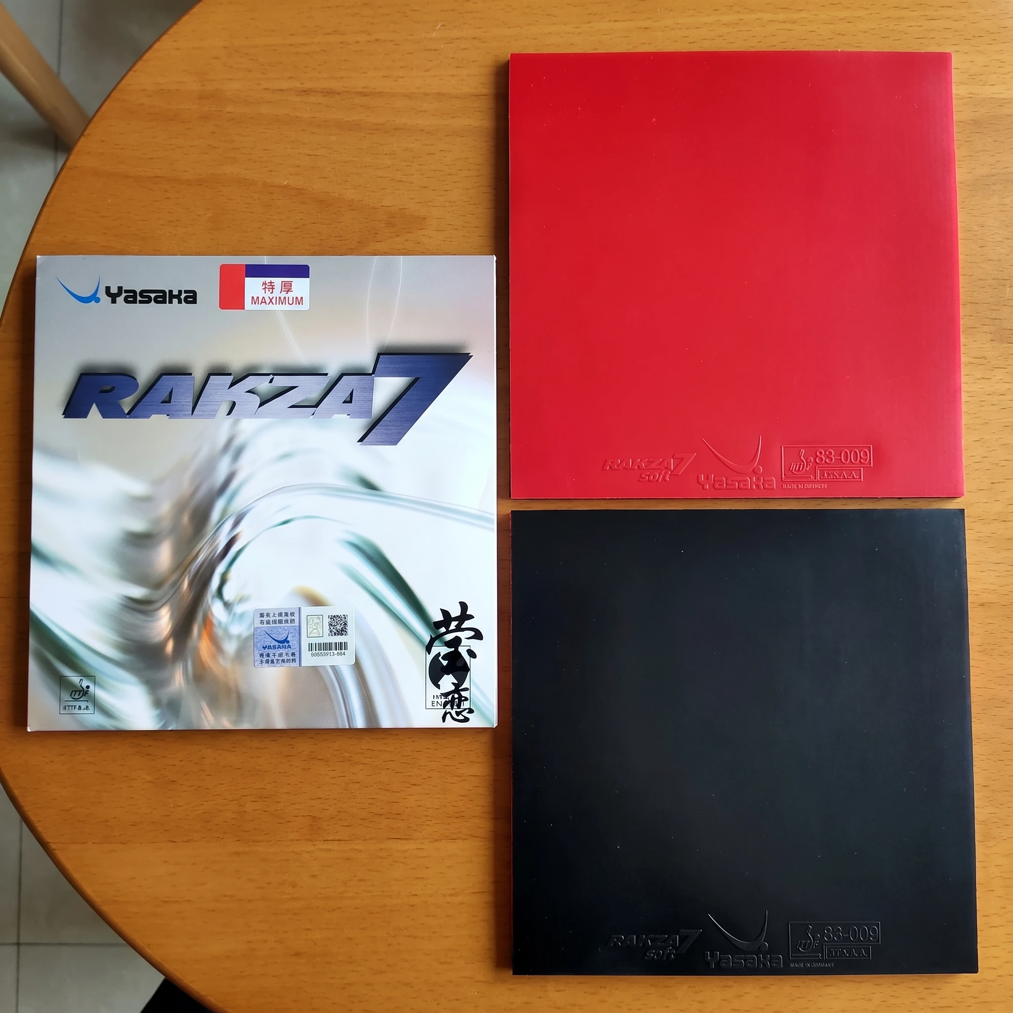 Table Tennis Yasaka - Gomma originale Yasaka RAKZA 7 soft