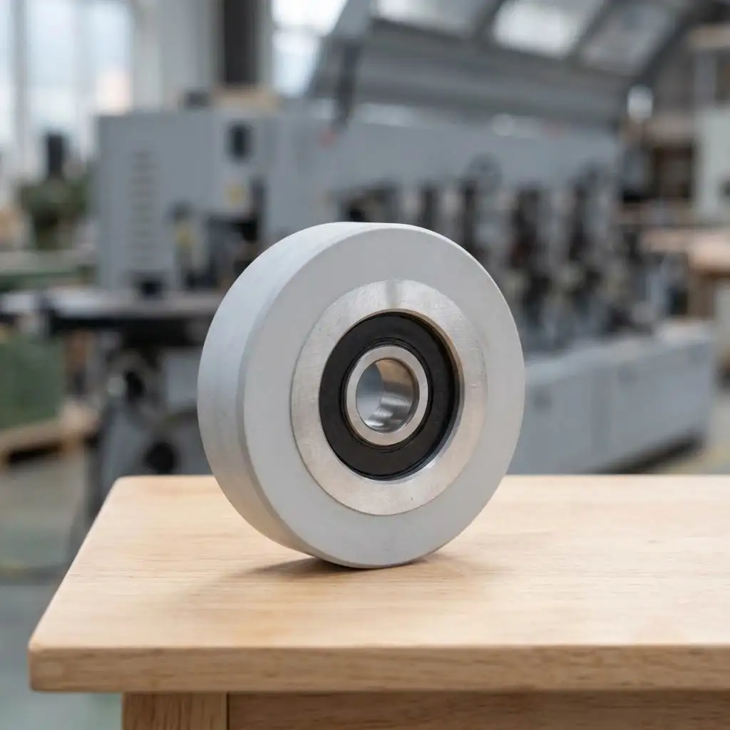 Woodworking Press Roller Press Wheel With Bearing 37*14*8mm Woodworking Machinery Part Integrated Bearing Design