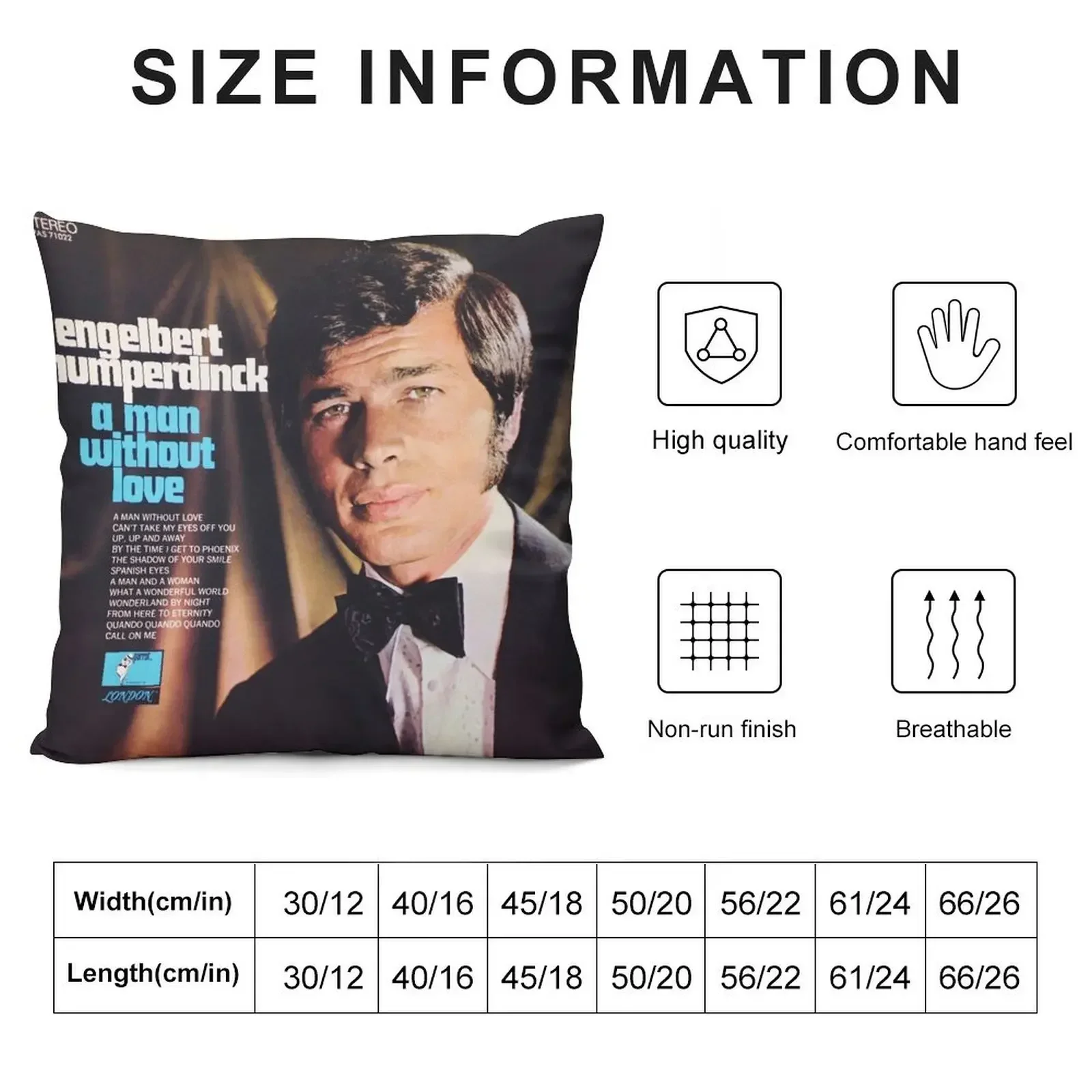 Engelbert Humperdinck a man without love Throw Pillow Room decorating items bed pillows pillow