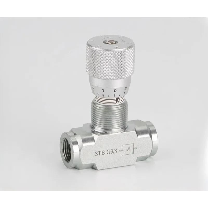 

Hydraulic Two-way Throttle Valve Speed Control Valve STB-G/NPT 1/4 3/8 1/2 3/4