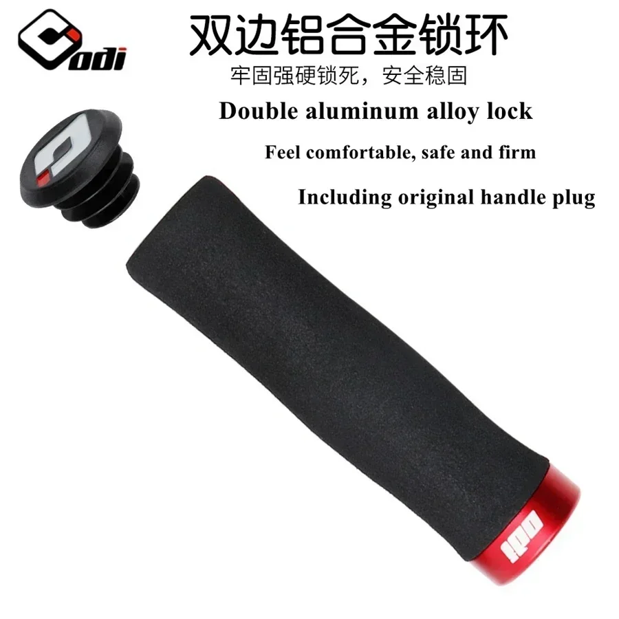 ODI High Quality Bicycle Grips High-density Sponge with Locking Ring Comfortable and Non-slip for Mountain Bike 22mm Handlebar