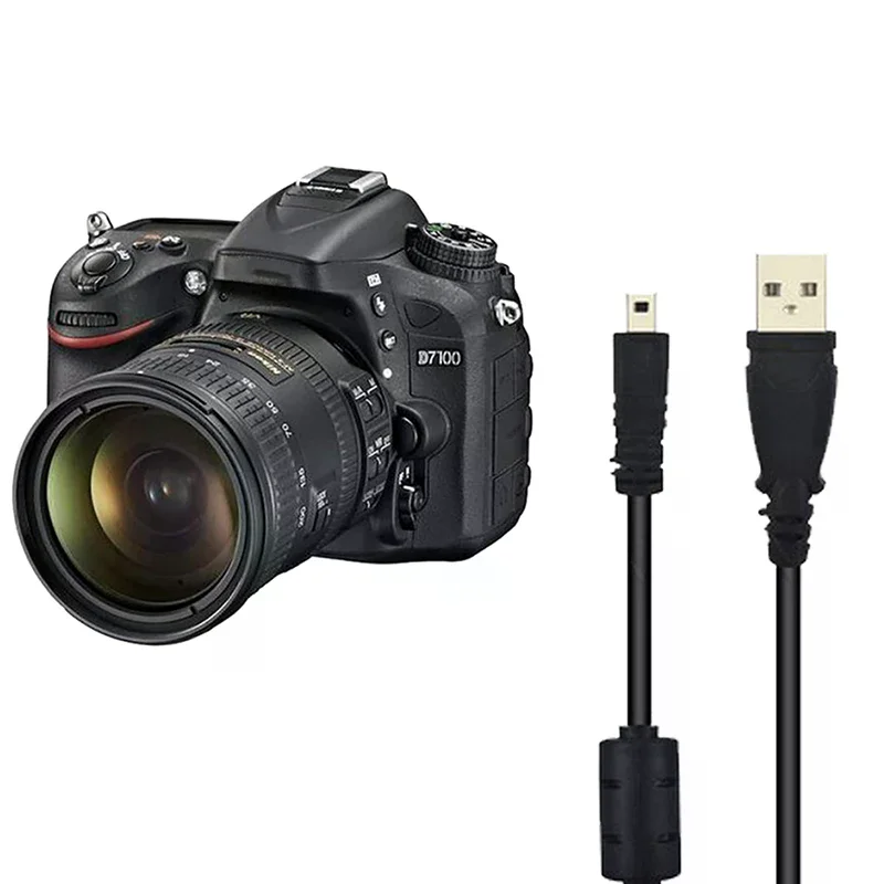 USB Data Cable Camera Data Pictures Video Sync Transfer Cables 8pin 150cm for   Pentax Sanyo