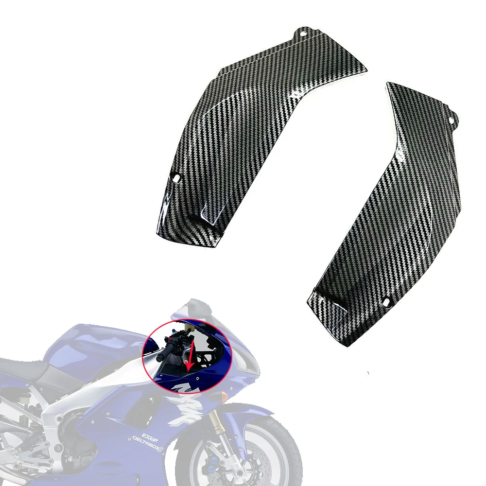 

For YAMAHA YZF R1 YZFR1 1998-2001 Motorcycle Accessories ABS Carbon Fiber Side Air Intake Duct Cover Cowl lateral Guard Fairing