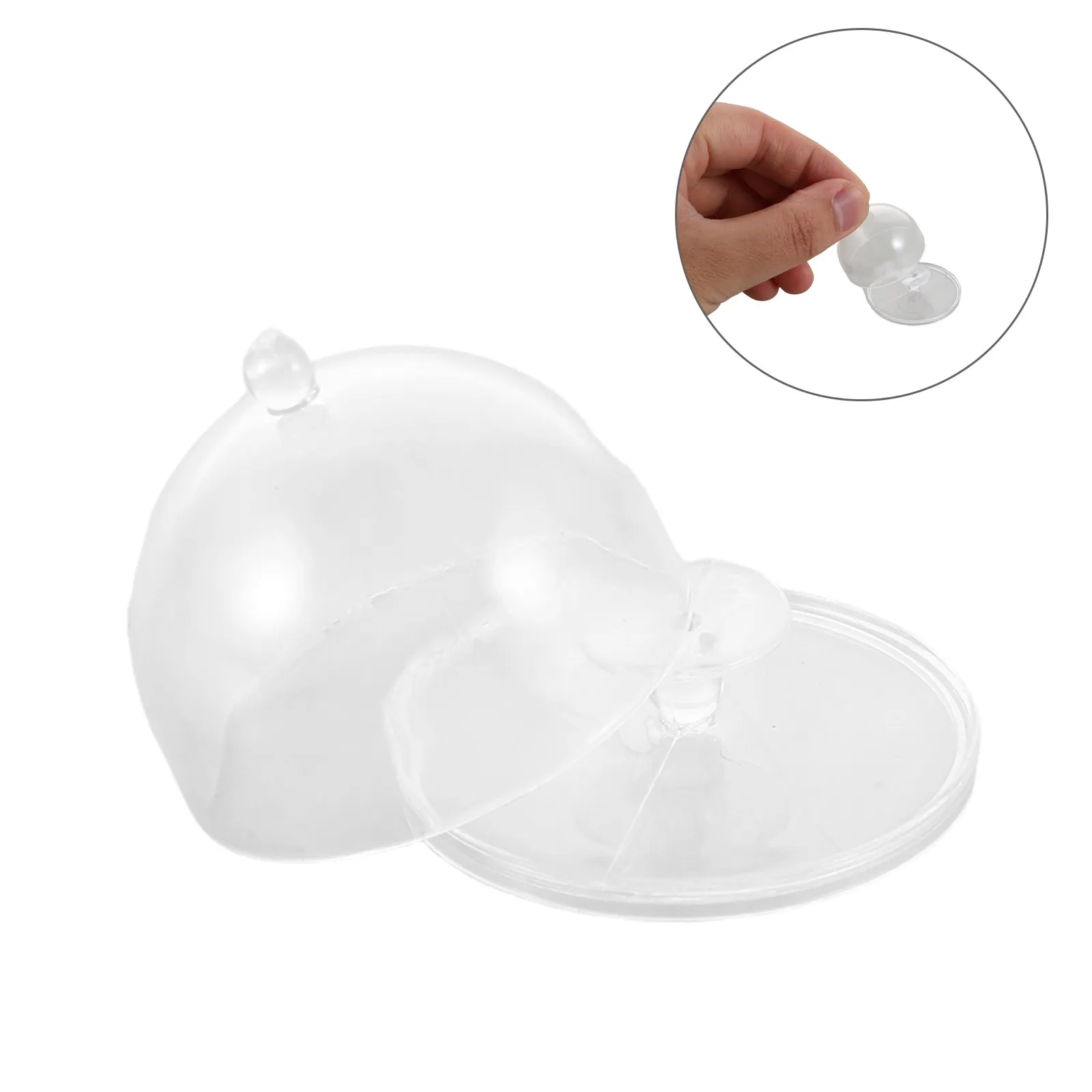 

Набор из 5 прозрачных мини-подставок для десертов, пластиковые тарелки для кукольного домика, мини-подставки для капкейков и макарон, для демонстрации выпечки