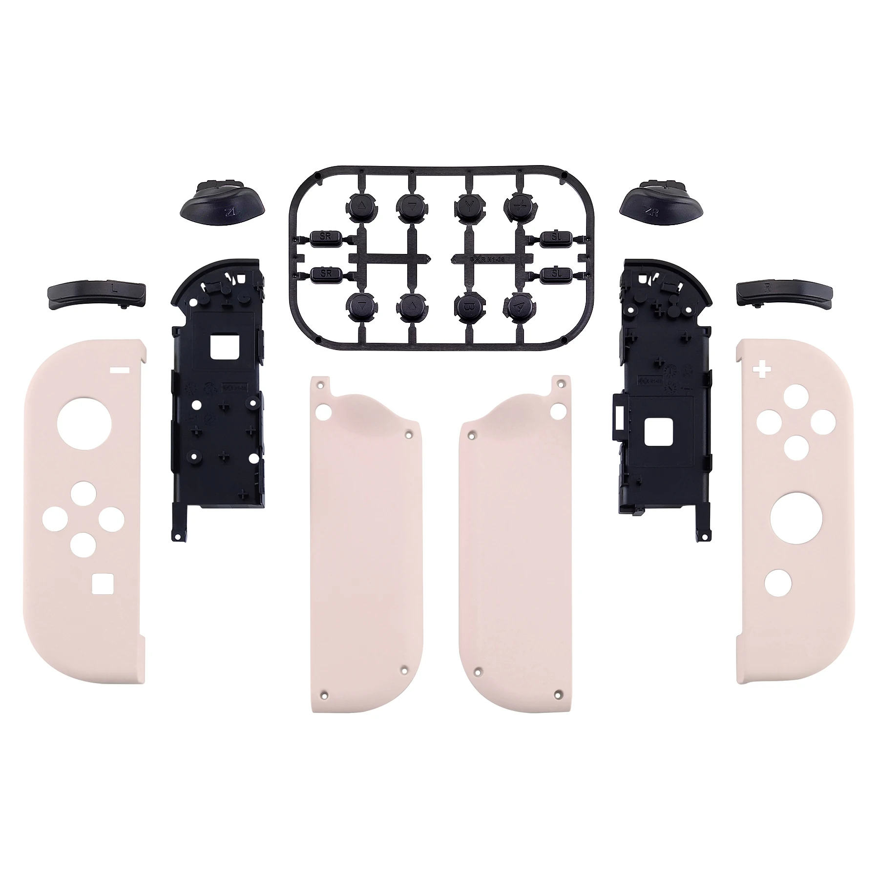 

eXtremeRate DIY Replacement Shell Case for NS Switch & OLED JoyCon - Sakura Pink