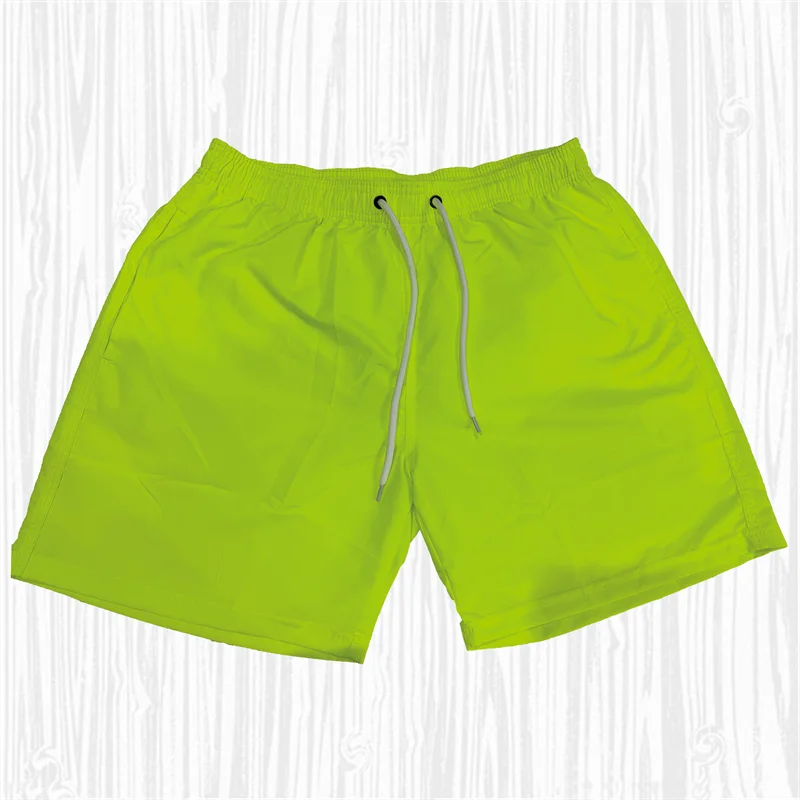 Pantalones cortos de natación para hombre, Shorts de secado rápido con cordón, diseño de cintura elástica, para surfear, deportes acuáticos, playa, verano, 2024