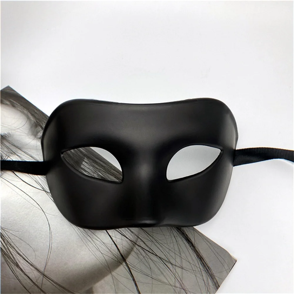 Woman Men Masquerade Mask  Prom Retro Pattern Solid Color Masks Mardi Gras Costume Party Easter Wedding Birthday Halloween