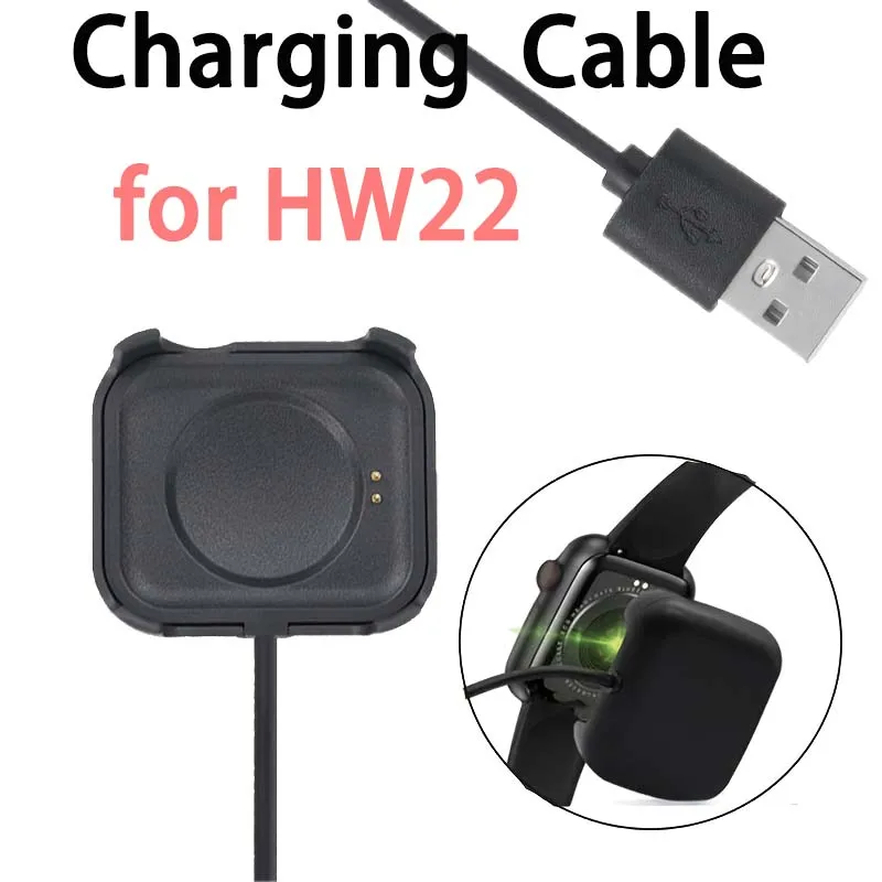 Black Charging Cable for HW22 Smartwatch Intelligent Watch Smart Watch Charger Magnetic,Smartwatch Cables & Chargers